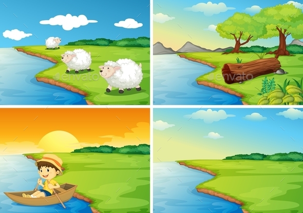 GraphicRiver Countryside Scenes 11026998 GraphicRiver Countryside Scenes 11026998