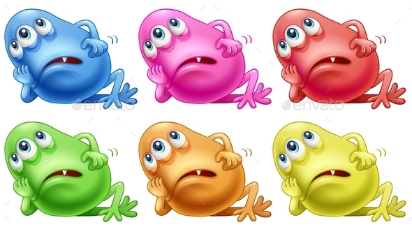 GraphicRiver Set Monster 11027538 GraphicRiver Set Monster 11027538