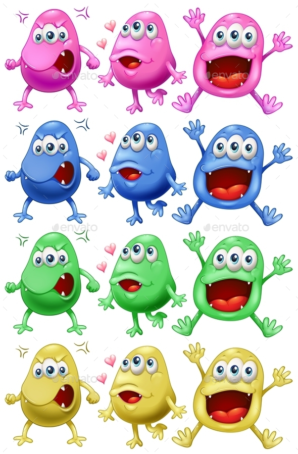 GraphicRiver Monsters 11027560 GraphicRiver Monsters 11027560
