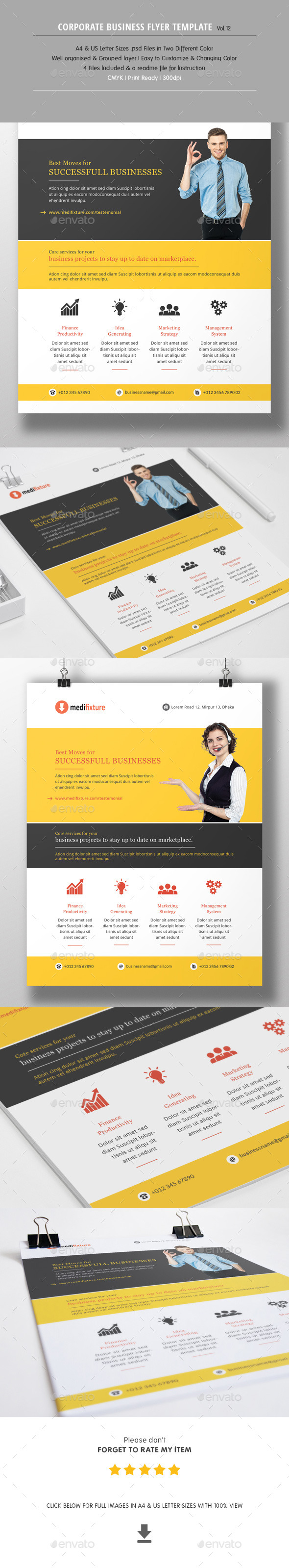 Corporate Business Flyer Vol.12 (Corporate)