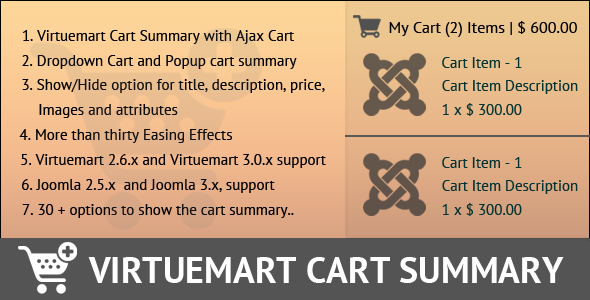 CodeCanyon Virtuemart Cart Summary 11028210 CodeCanyon Virtuemart Cart Summary 11028210