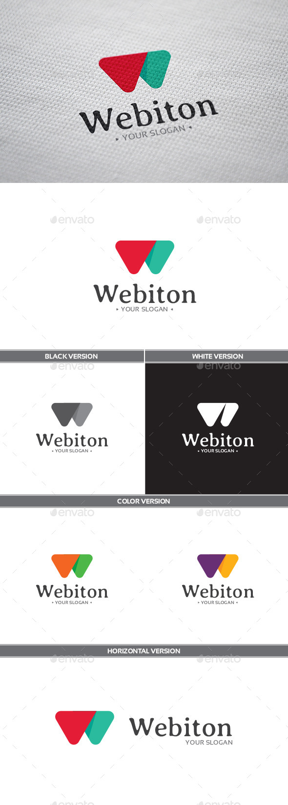 GraphicRiver Webiton Logo 11030556 GraphicRiver Webiton Logo 11030556