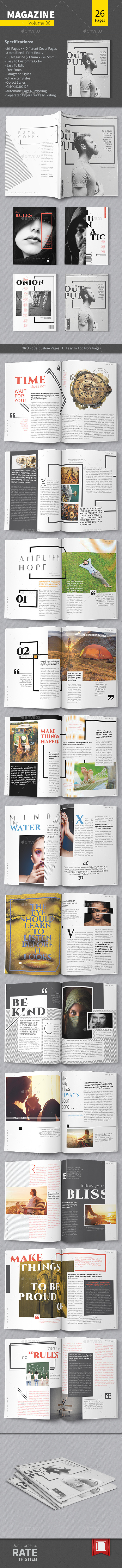 Magazine Template - Volume 06 (Magazines)