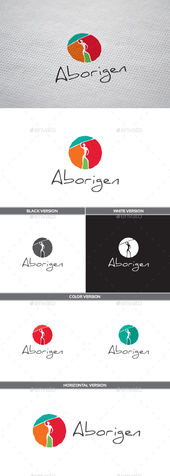GraphicRiver Aborigen Logo 11031507 GraphicRiver Aborigen Logo 11031507