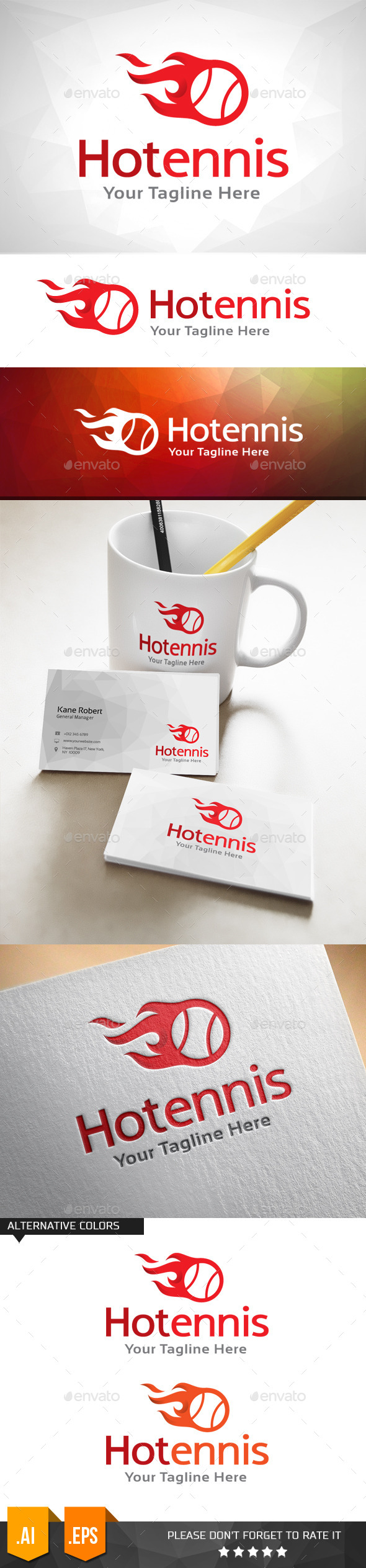 GraphicRiver Hot Tennis Logo Template 11031833 GraphicRiver Hot Tennis Logo Template 11031833