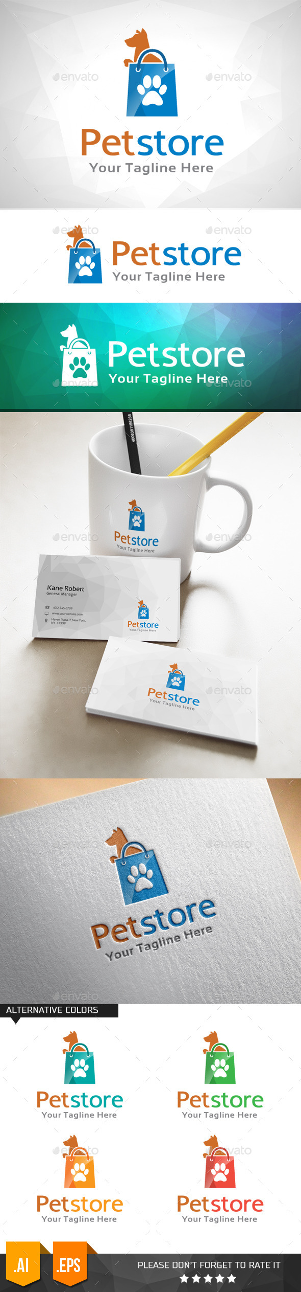 GraphicRiver Pet Store Logo Template 11031899 GraphicRiver Pet Store Logo Template 11031899