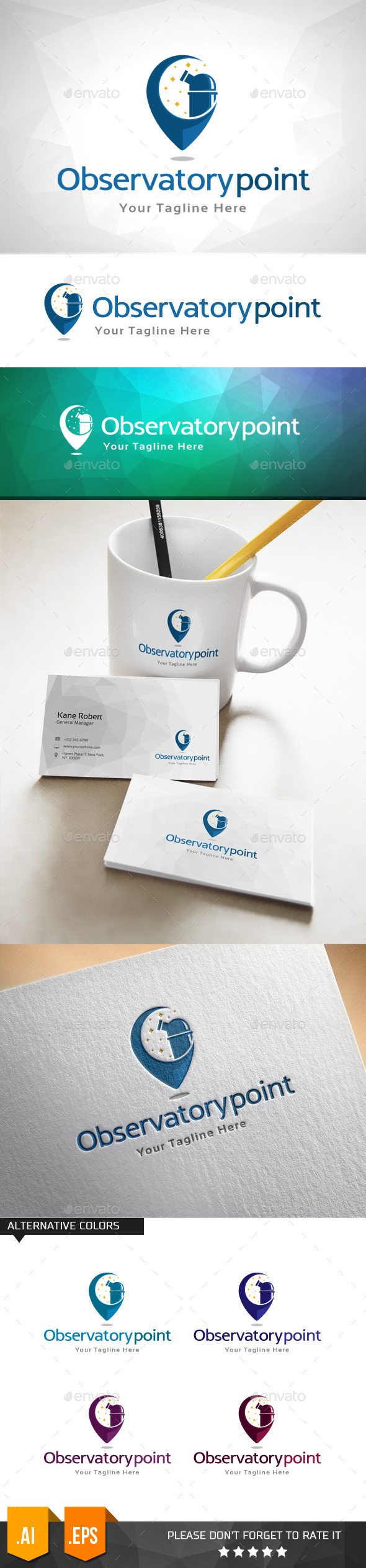 GraphicRiver Observatory Point Logo Template 11031910 GraphicRiver Observatory Point Logo Template 11031910