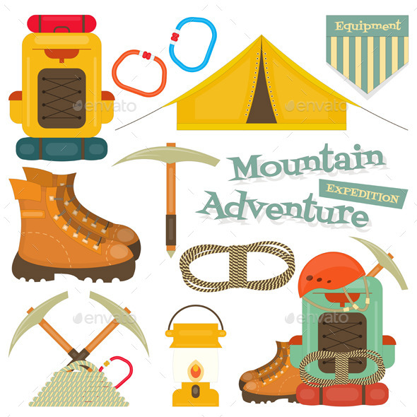 GraphicRiver Mountain Climbing 11032957 GraphicRiver Mountain Climbing 11032957