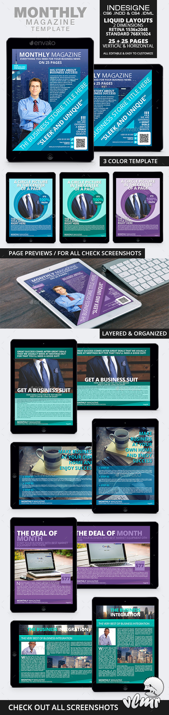 GraphicRiver Monthly Magazine Tablet Template 11033592 GraphicRiver Monthly Magazine Tablet Template 11033592