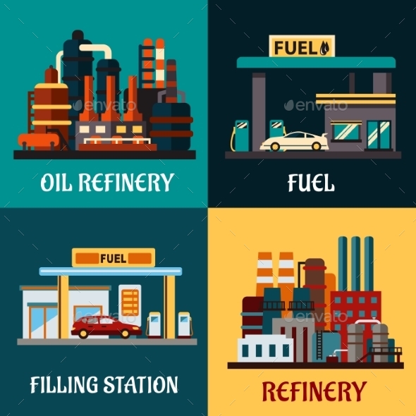 GraphicRiver Fuel and Refinery 11033685 GraphicRiver Fuel and Refinery 11033685