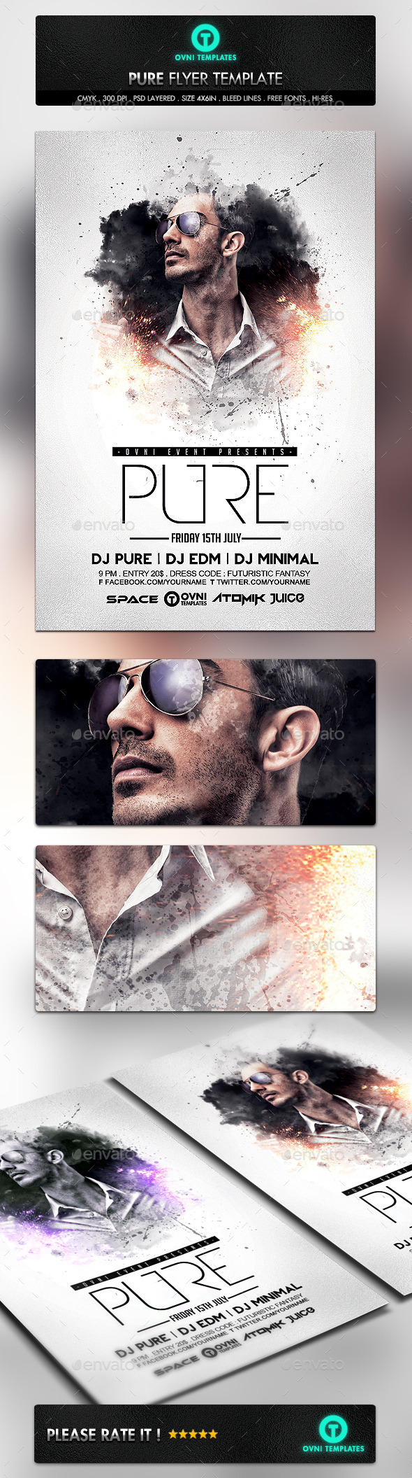 GraphicRiver Pure Abstract Minimal Flyer Template 11033696 GraphicRiver Pure Abstract Minimal Flyer Template 11033696