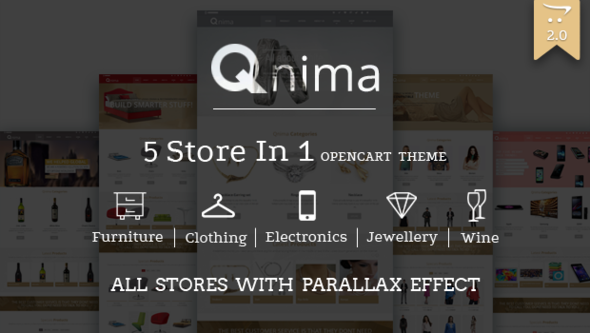 Qnima - Versatile & Responsive Opencart Theme