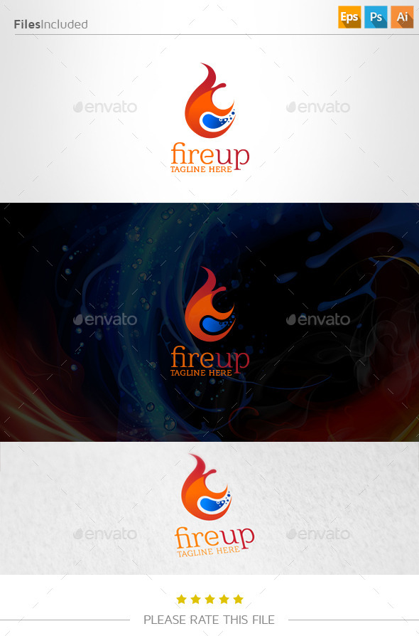 GraphicRiver Fire Logo 11036058 GraphicRiver Fire Logo 11036058