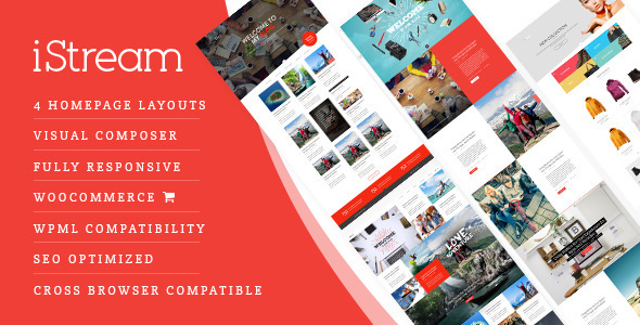 iStream - Creative Responsive WordPress Shop Theme