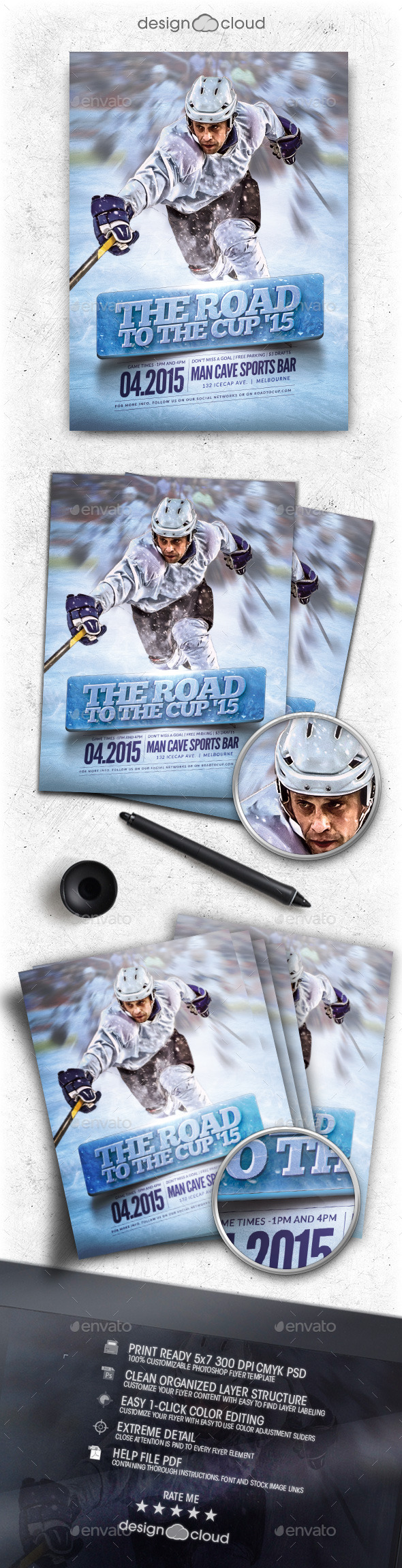 GraphicRiver Hockey Road to the Cup 15 Flyer Template 11037104 GraphicRiver Hockey Road to the Cup 15 Flyer Template 11037104