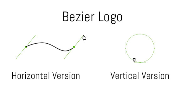 Clean Short Bezier Logo Clean Short Bezier Logo