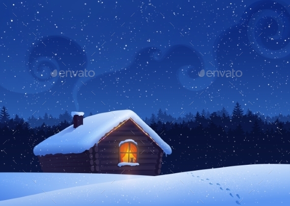 GraphicRiver Winter Landscape 11037977 GraphicRiver Winter Landscape 11037977