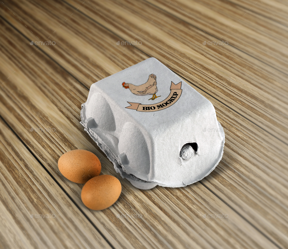 Download 4 Count Egg Carton Mockup by Fusionhorn | GraphicRiver