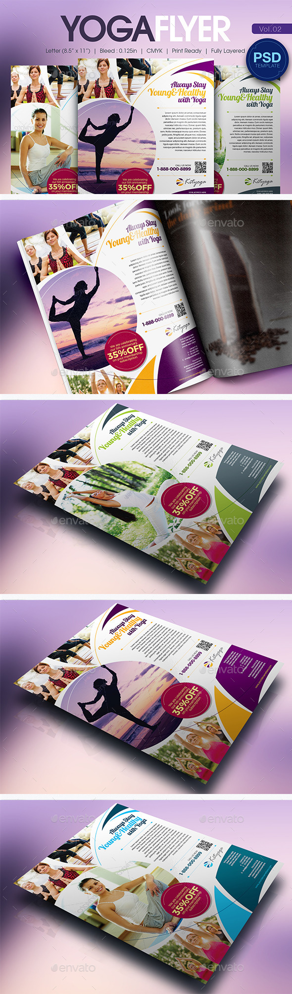 GraphicRiver Simple Yoga Flyer Vol.02 11038125 GraphicRiver Simple Yoga Flyer Vol.02 11038125