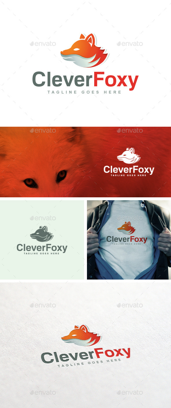 GraphicRiver Clever Foxy Logo Template 11039760 GraphicRiver Clever Foxy Logo Template 11039760
