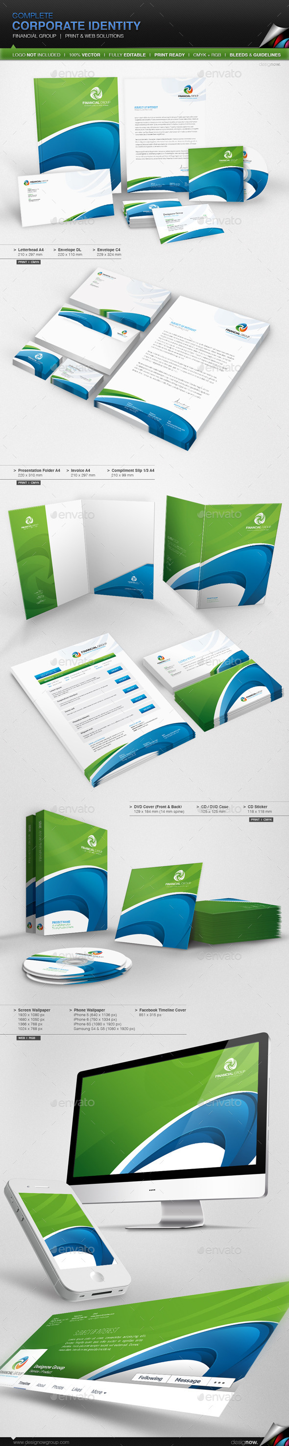 Corporate Identity - Financial Group (Stationery)