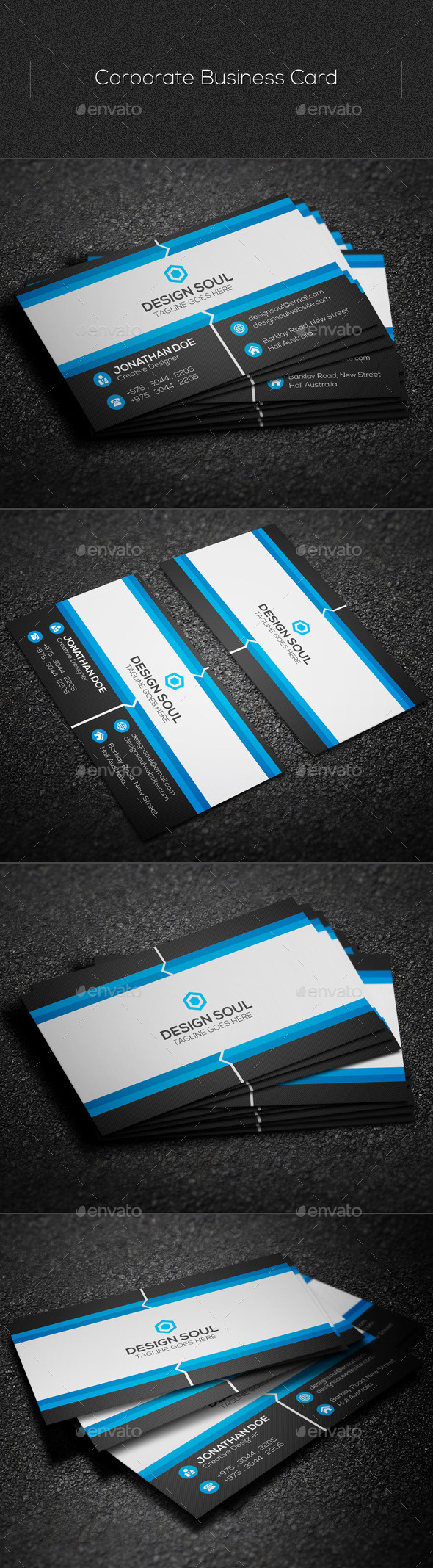 GraphicRiver Corporate Business Card 11040402 GraphicRiver Corporate Business Card 11040402