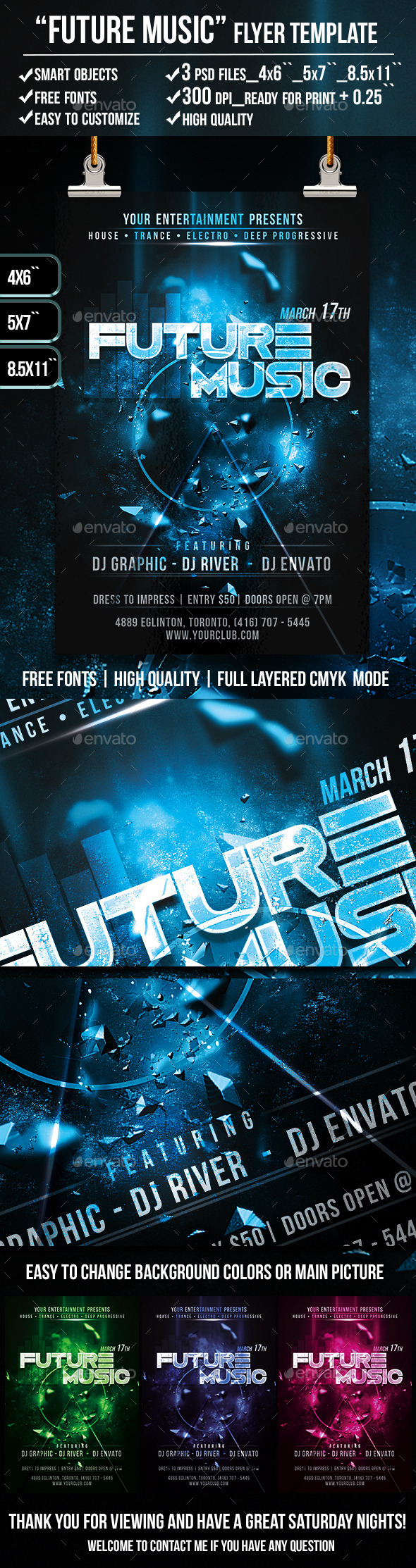 GraphicRiver Future Music Flyer print template 11041338 GraphicRiver Future Music Flyer print template 11041338