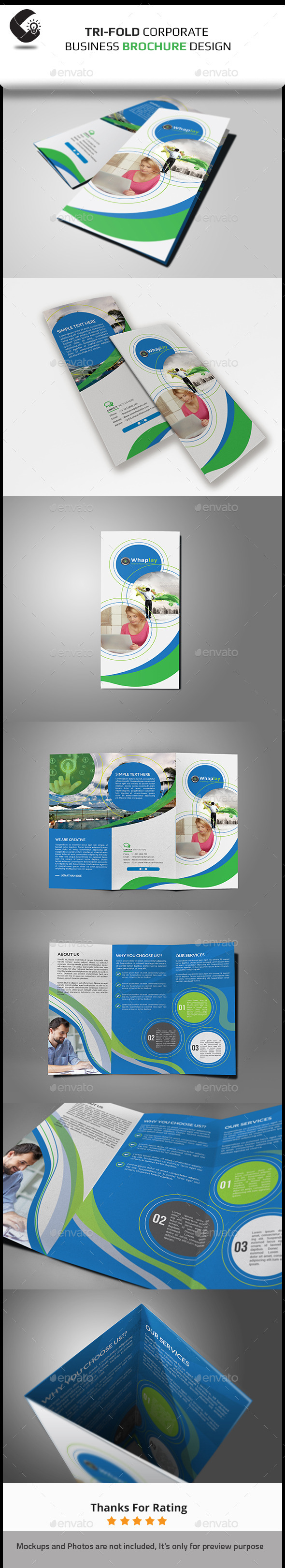 Creative Tri-fold Brochure (Corporate)