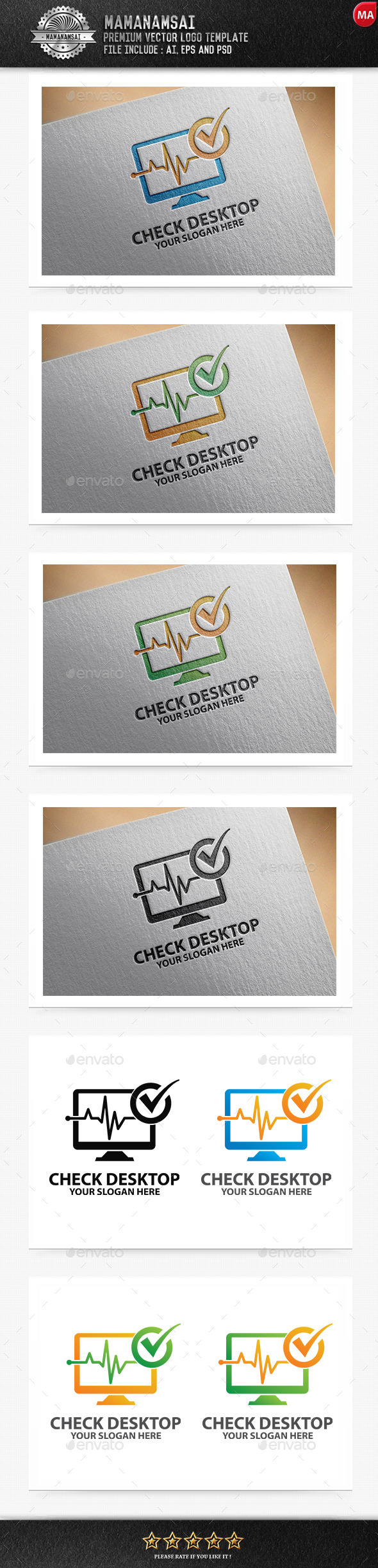 GraphicRiver Check Desktop Logo 11041884 GraphicRiver Check Desktop Logo 11041884