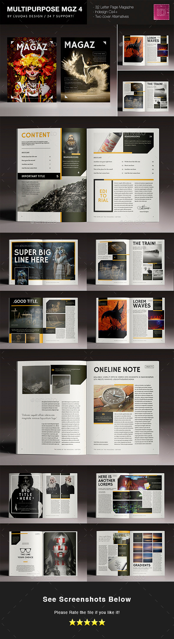 GraphicRiver Multipurpose Magazine 4 11042464 GraphicRiver Multipurpose Magazine 4 11042464