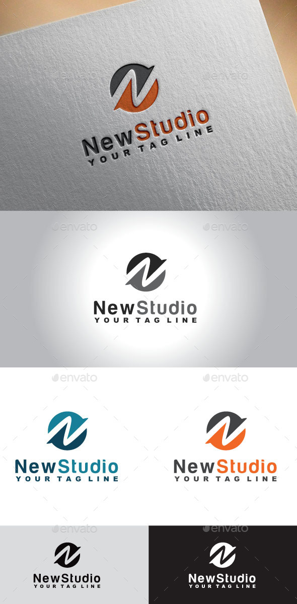 GraphicRiver Letter N Logo 11043470 GraphicRiver Letter N Logo 11043470
