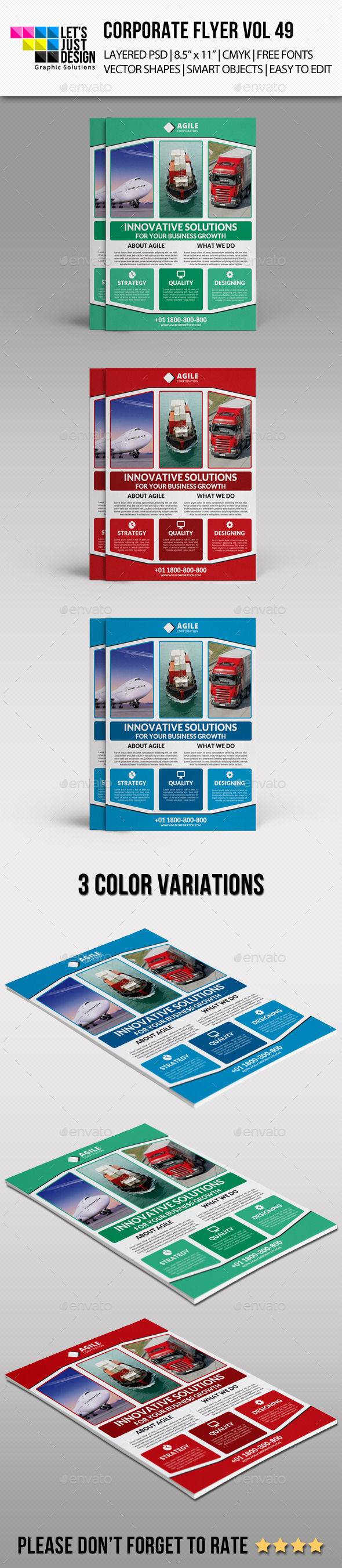 GraphicRiver Corporate Flyer Template Vol 49 11044989 GraphicRiver Corporate Flyer Template Vol 49 11044989