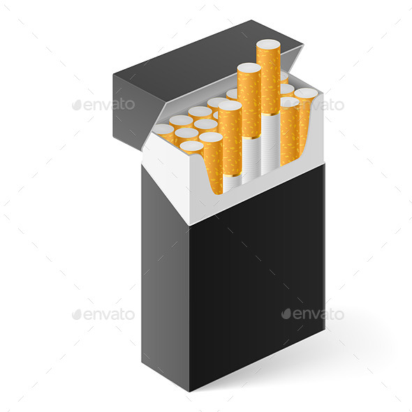GraphicRiver Pack of Cigarettes 11044993 GraphicRiver Pack of Cigarettes 11044993