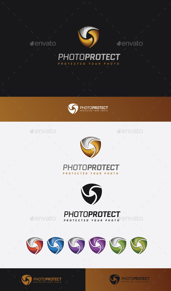 GraphicRiver Photo Protect Logo 11045541 GraphicRiver Photo Protect Logo 11045541