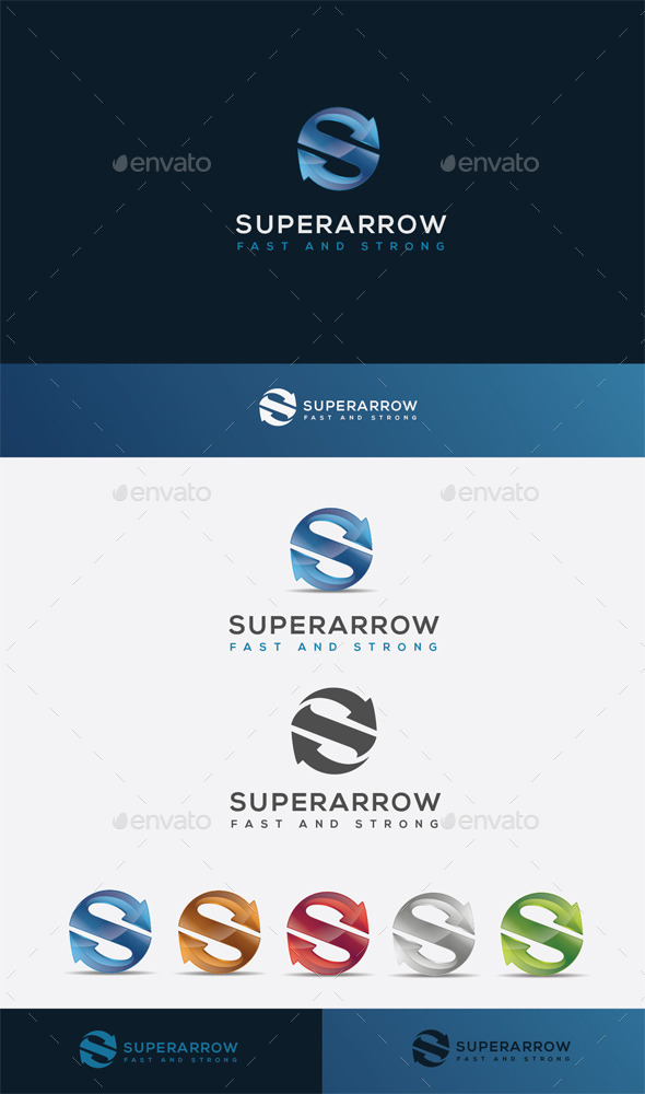 GraphicRiver Super Arrow Logo 11045589