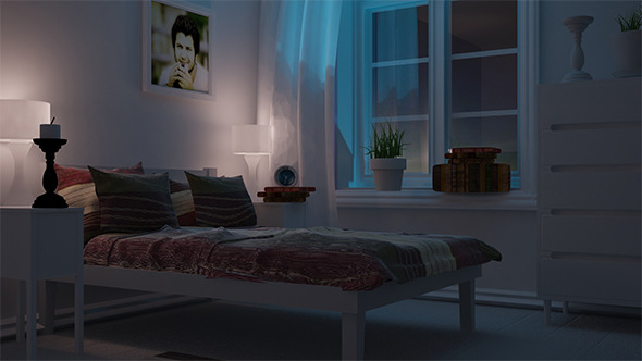 3DOcean Night view interior 11045910 3DOcean Night view interior 11045910