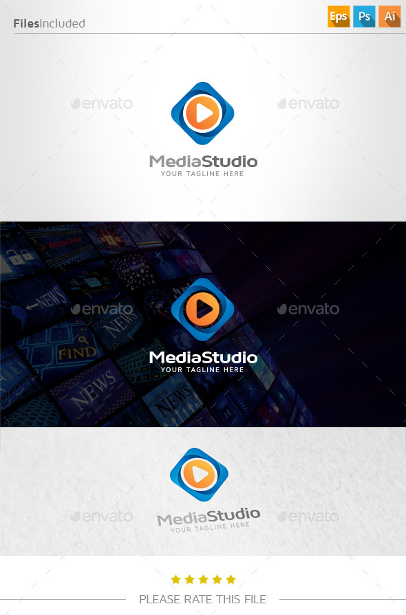 GraphicRiver Media Studio Logo 11046146 GraphicRiver Media Studio Logo 11046146