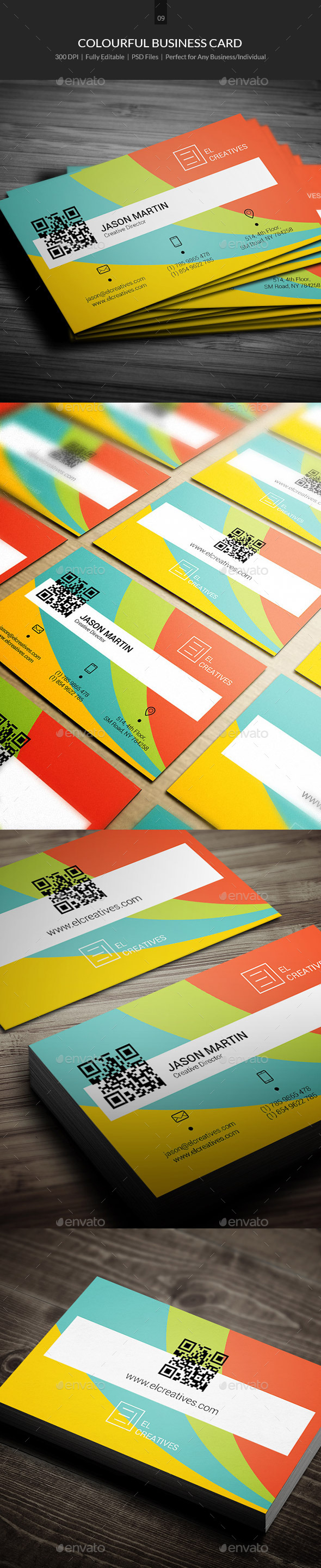 GraphicRiver Colourful Business Card 10 11046234 GraphicRiver Colourful Business Card 10 11046234