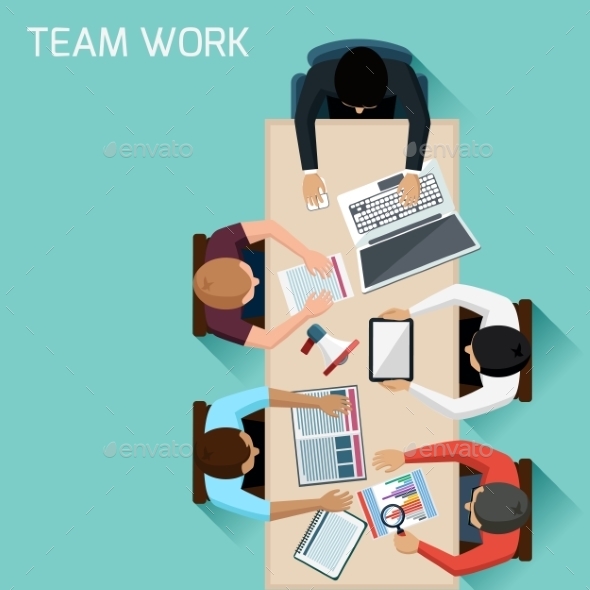 GraphicRiver Teamwork Concept 11046654 GraphicRiver Teamwork Concept 11046654