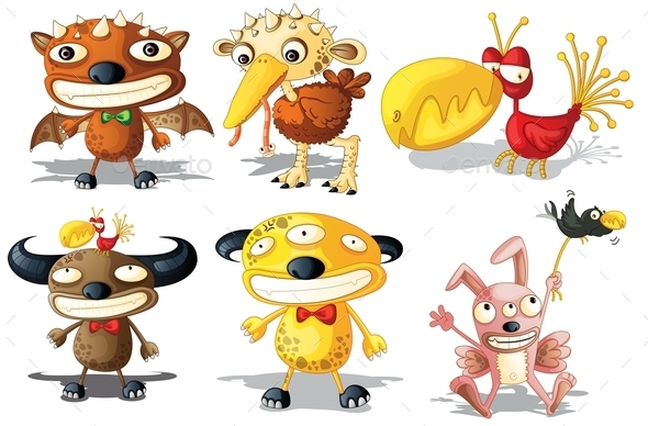 GraphicRiver Monsters 11046974 GraphicRiver Monsters 11046974