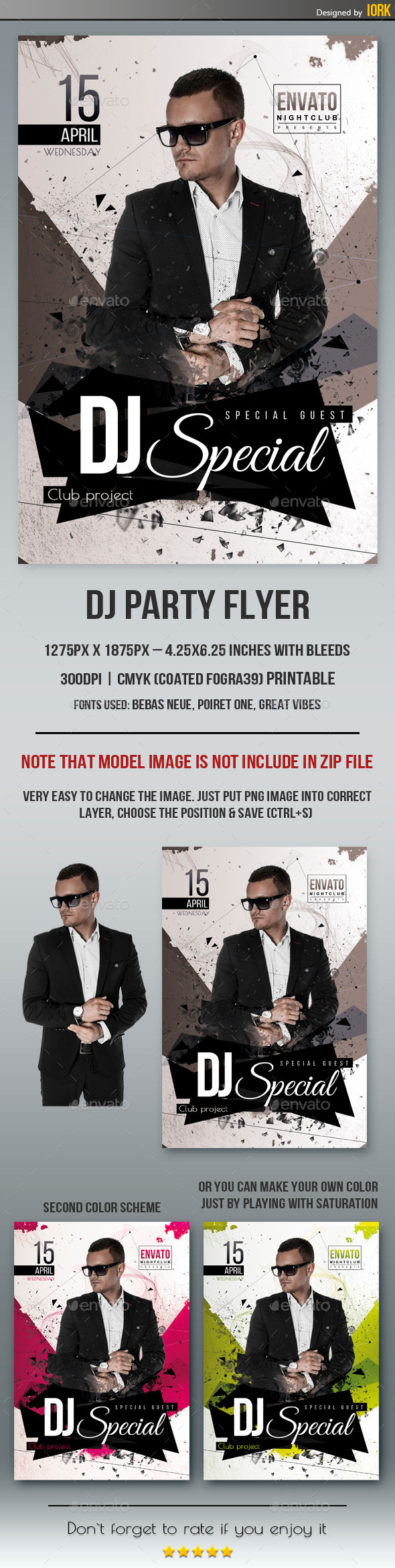 Dj Party Flyer (Clubs & Parties)