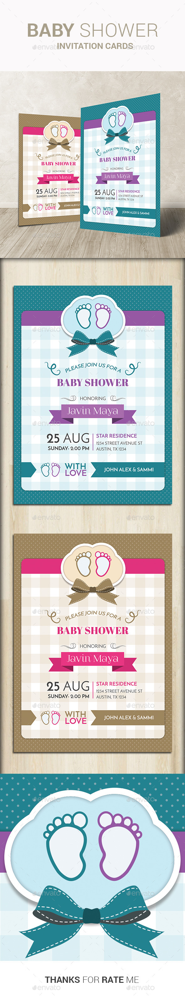 Baby Shower Invitation Cards (Cards & Invites)