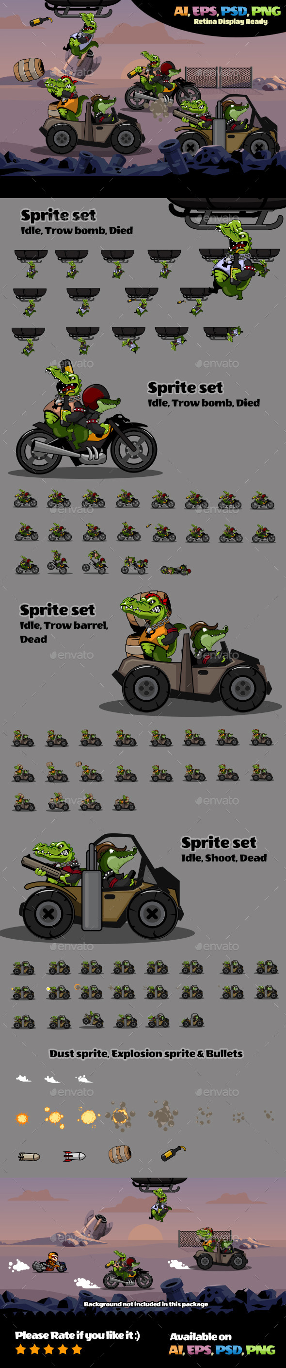 GraphicRiver Enemy Character vol 3 11048071 GraphicRiver Enemy Character vol 3 11048071