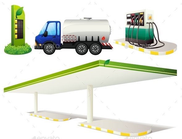 GraphicRiver Gas Station 11048157 GraphicRiver Gas Station 11048157