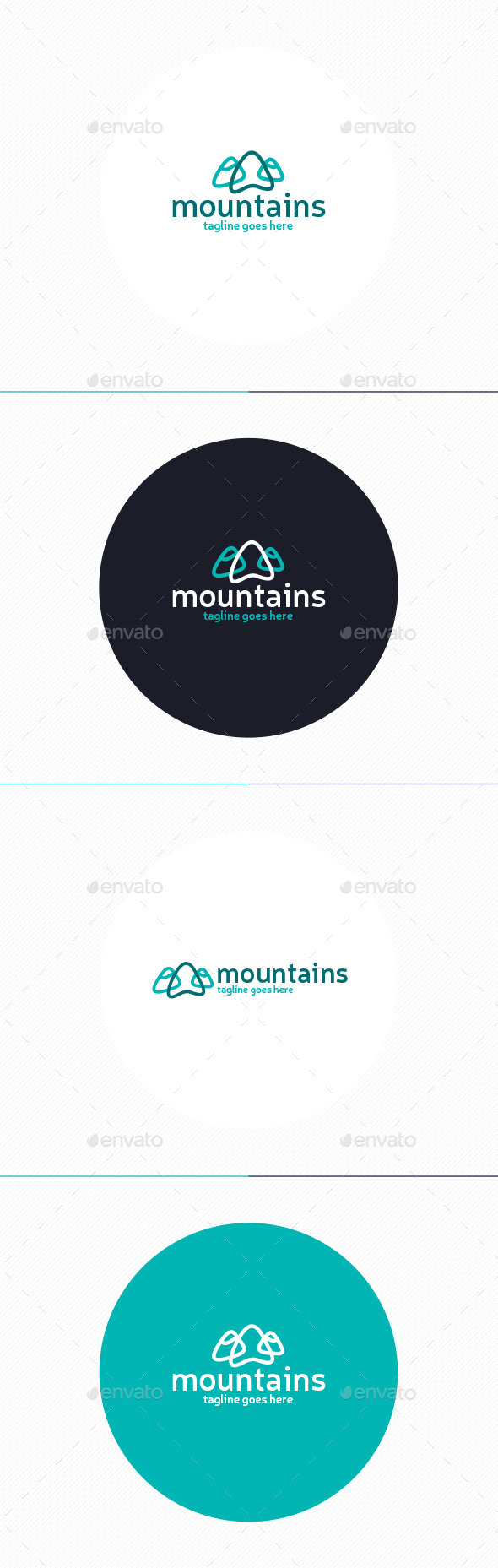 GraphicRiver Mountains Logo 11048272 GraphicRiver Mountains Logo 11048272