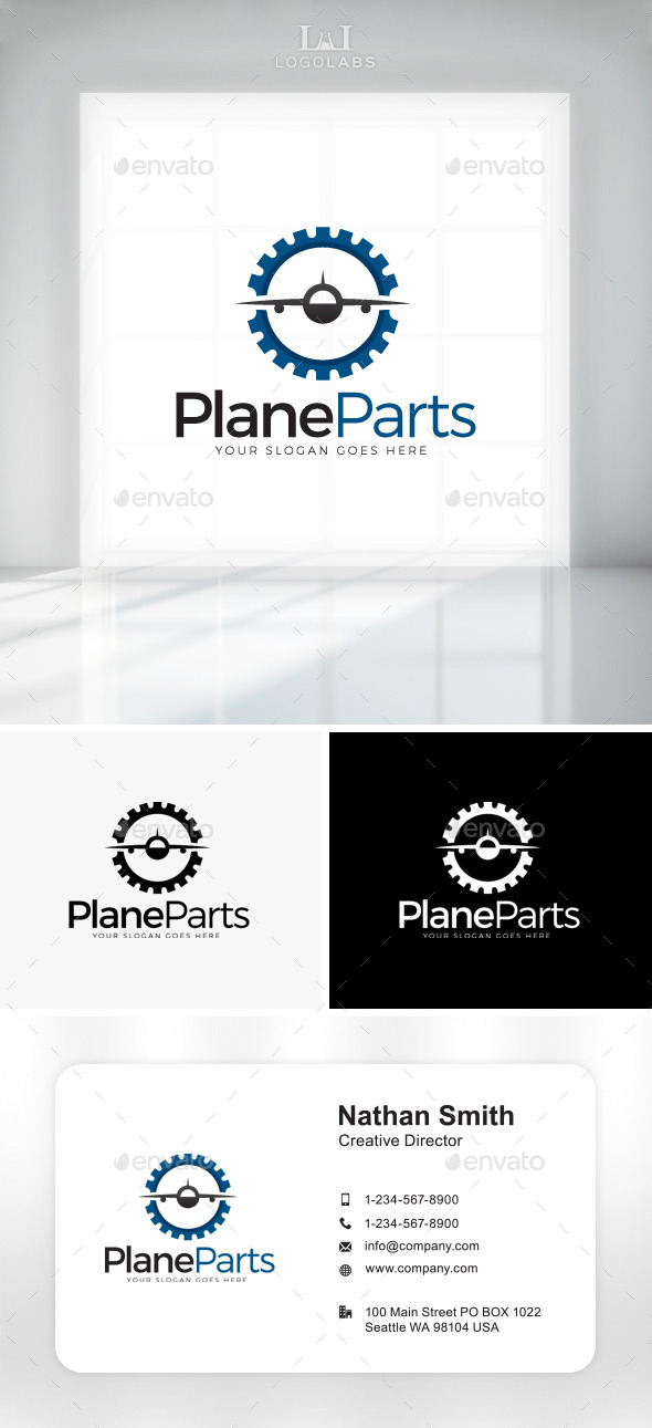 GraphicRiver Plane Parts Logo 11049843 GraphicRiver Plane Parts Logo 11049843
