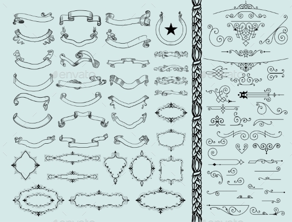 GraphicRiver Vintage Design Elements 11050044 GraphicRiver Vintage Design Elements 11050044