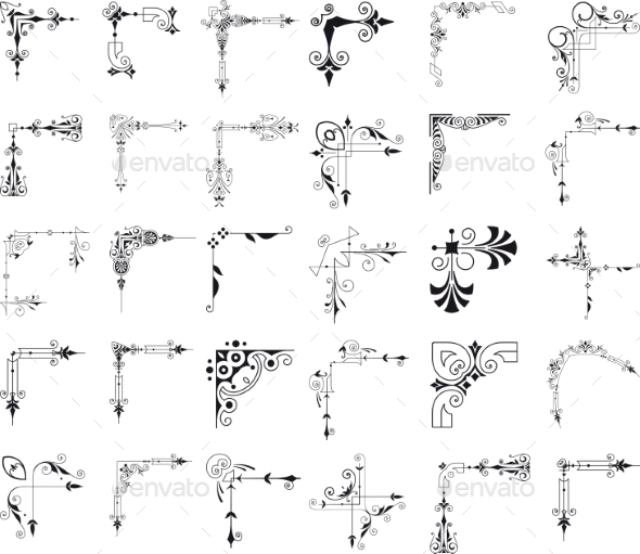 GraphicRiver Corner Elements 11050048 GraphicRiver Corner Elements 11050048