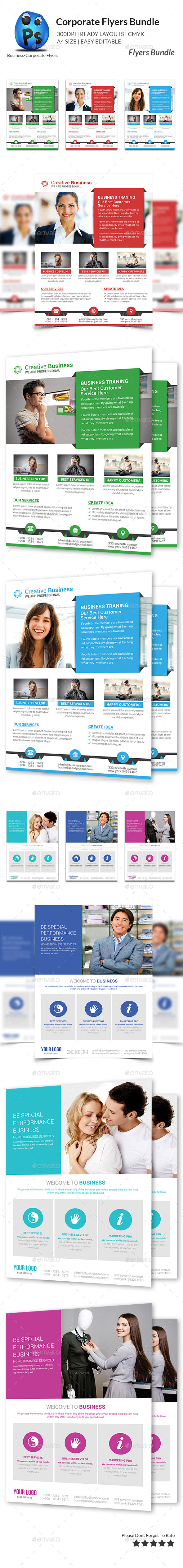 GraphicRiver Corporate Business Flyer Bundle 11050542 GraphicRiver Corporate Business Flyer Bundle 11050542