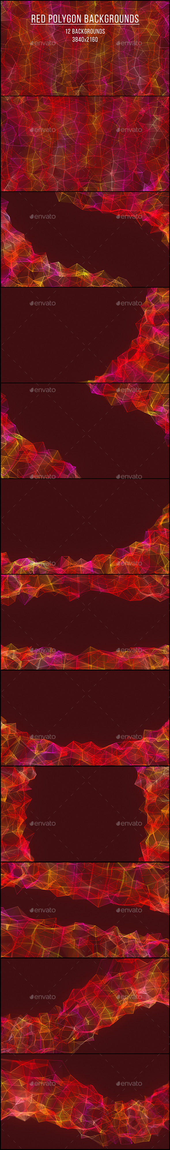 GraphicRiver Red Polygon Backgrounds 11051397 GraphicRiver Red Polygon Backgrounds 11051397